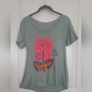 Natural Life tshirt, sz. Small, green